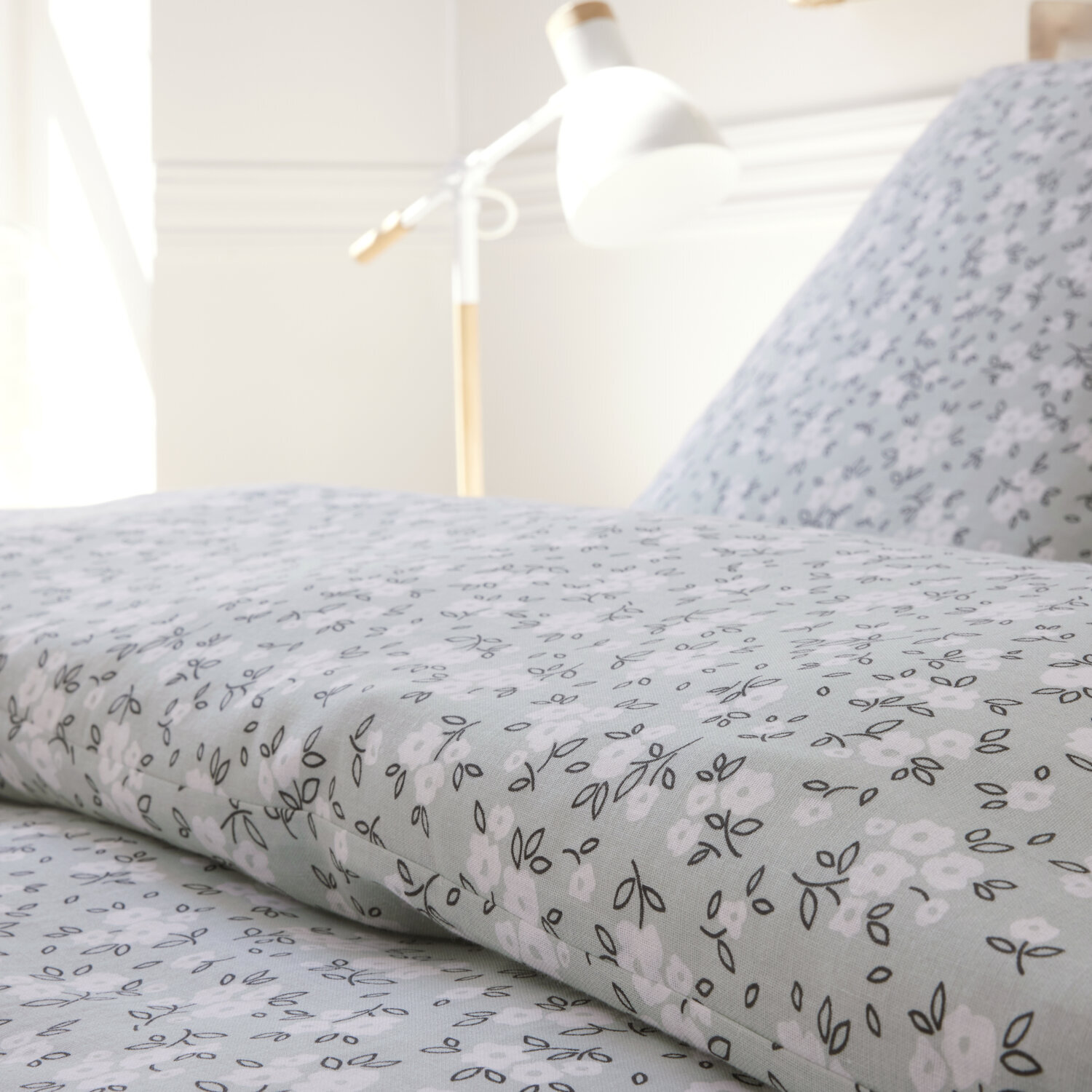 Parure housse de couette imprimé 100% gaze de coton - edana