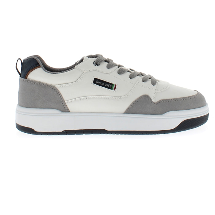 Armata di Mare Scarpe Uomo Sneakers Casual Stringate con Soletta Rimovibile in Memory Foam AMU W24D652 Grey Off White