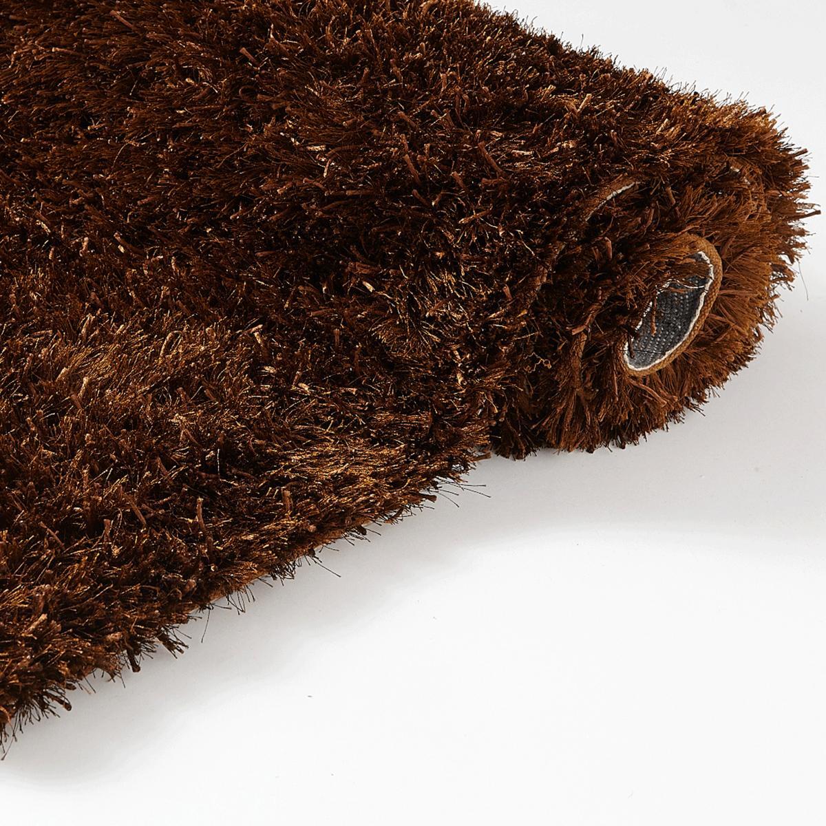 Tapis shaggy fait main motif uni HAGO
