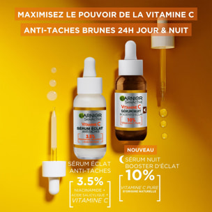 Garnier SkinActive Vitamine C Sérum Nuit Booster d'Éclat 30mL