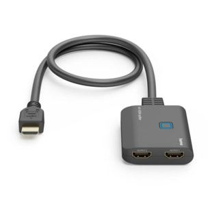 Hub HAMA HDMI M vers double HDMI F