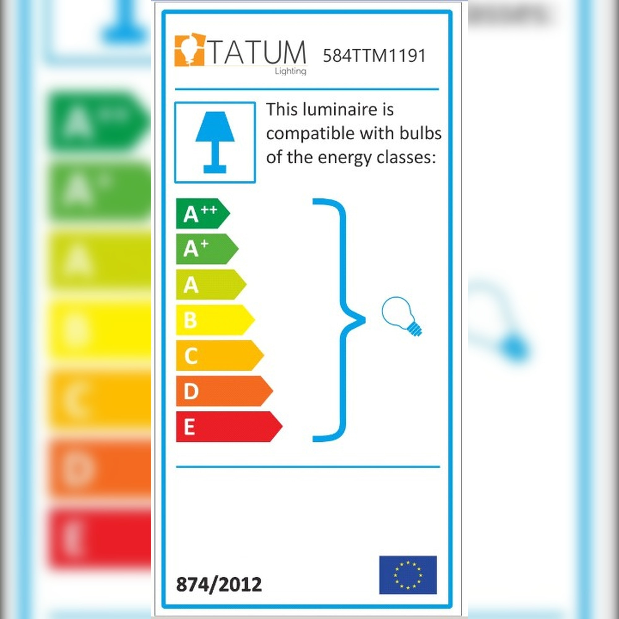 Lámpara de techo - Negro Oro, 38x38 x132