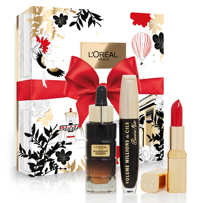 Coffret L'Oréal Lost in Paradise Rouge - Coffret Maquillage L'Élegance -  Beauté Price