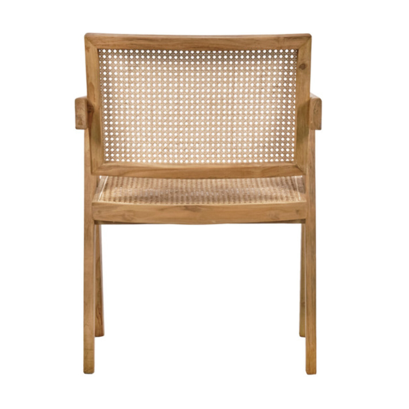 Fauteuil de jardin lounge en rotin et bois massif de teck - ZAZOU