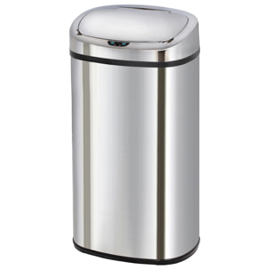 Poubelle automatique inox MAJESTIC argent 68L
