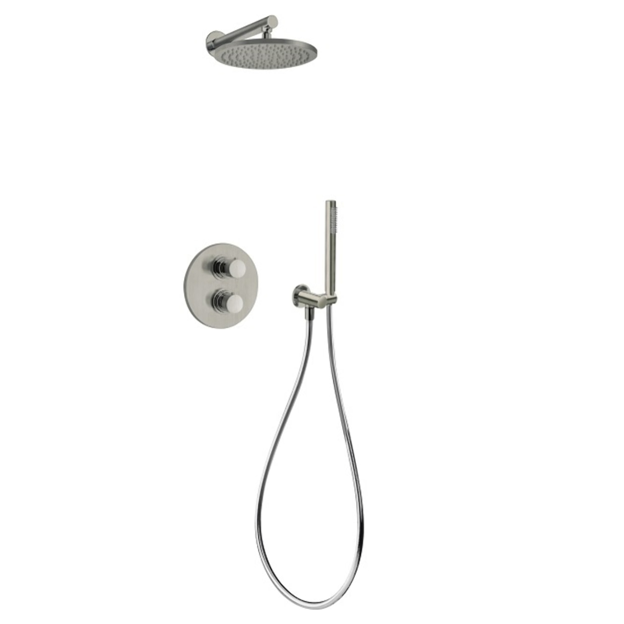 Mitigeur douche encastrable Paini Cox Grey Acier