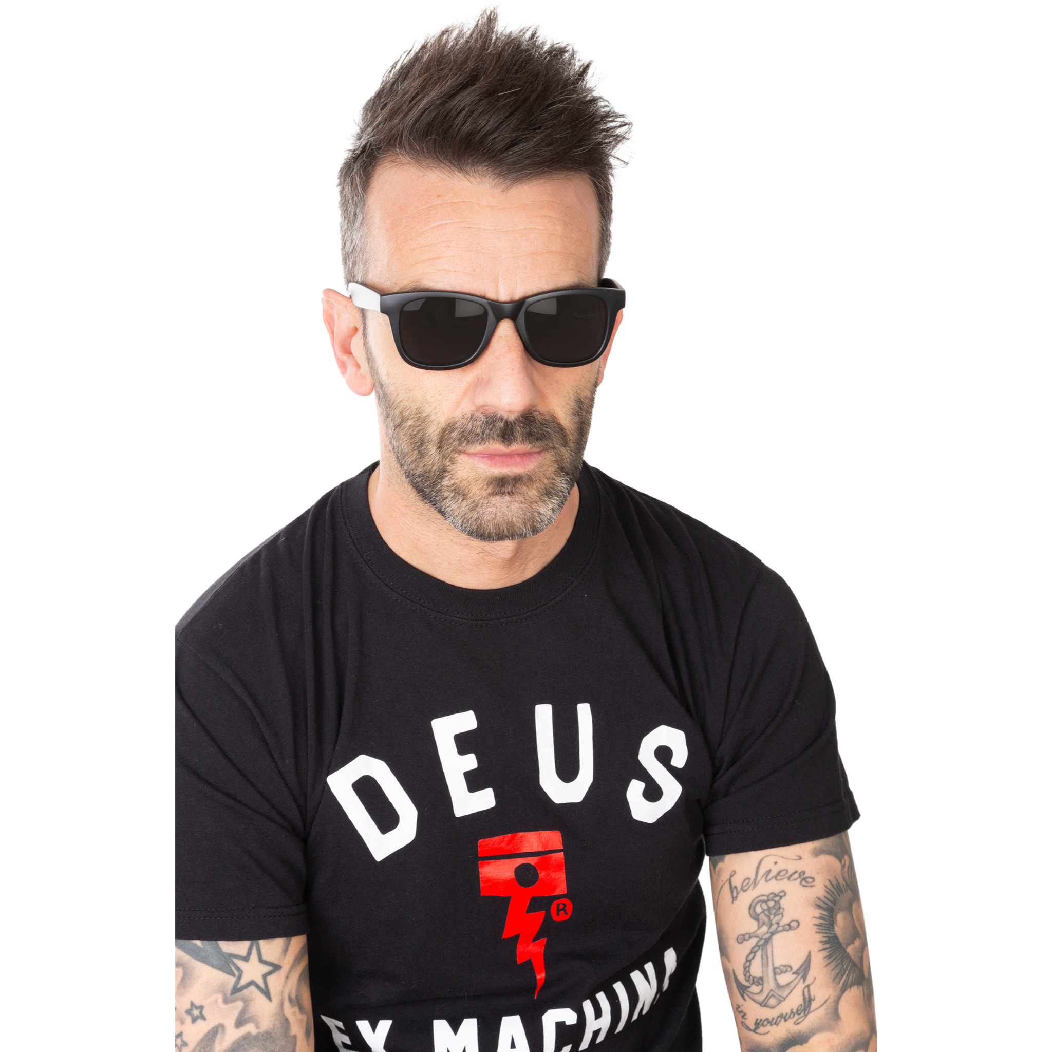 Gafas de sol OCEAN SHARK - Negro mate y / Ahumada
