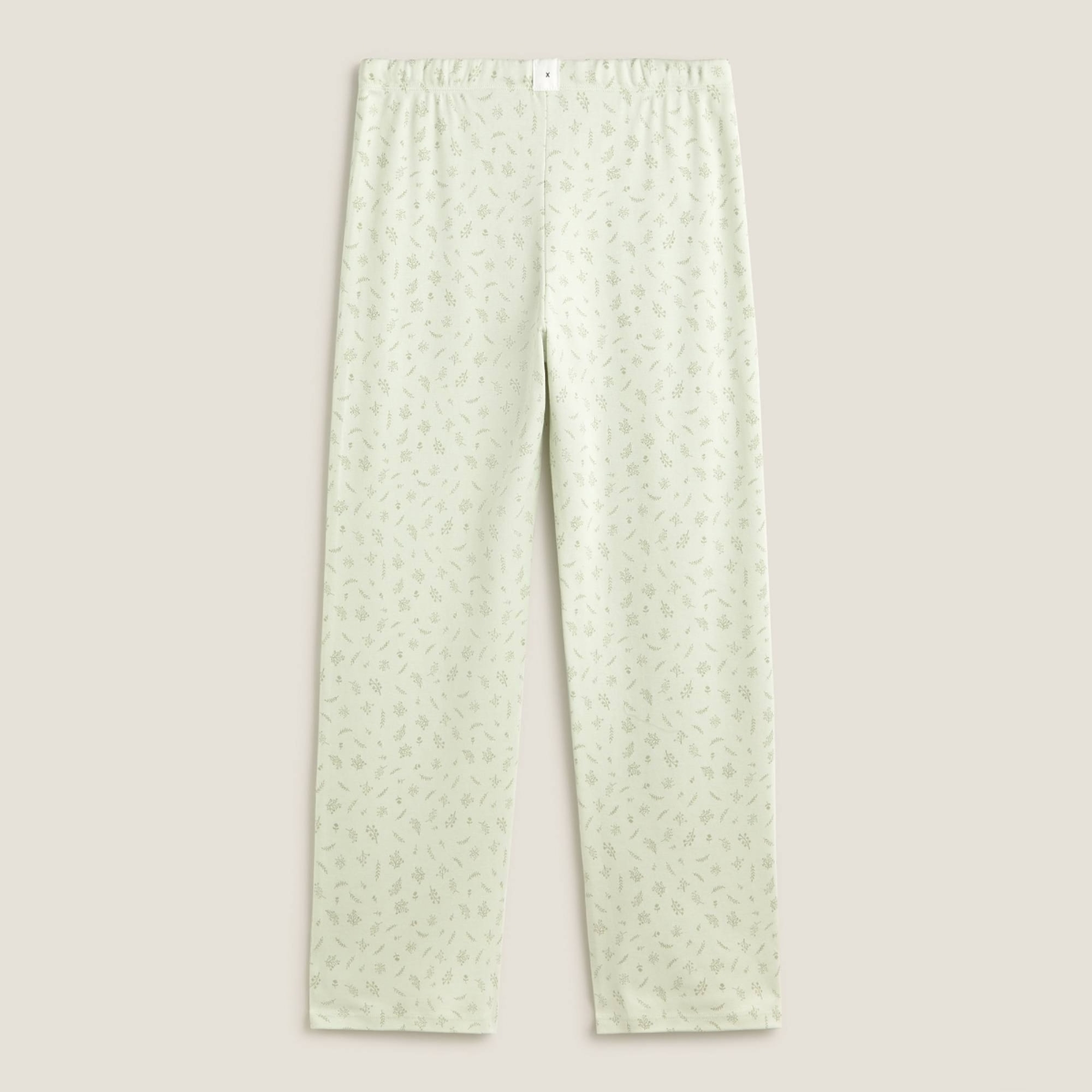 Pantalón de punto de algodón sostenible Mati color verde claro 100% Algodón