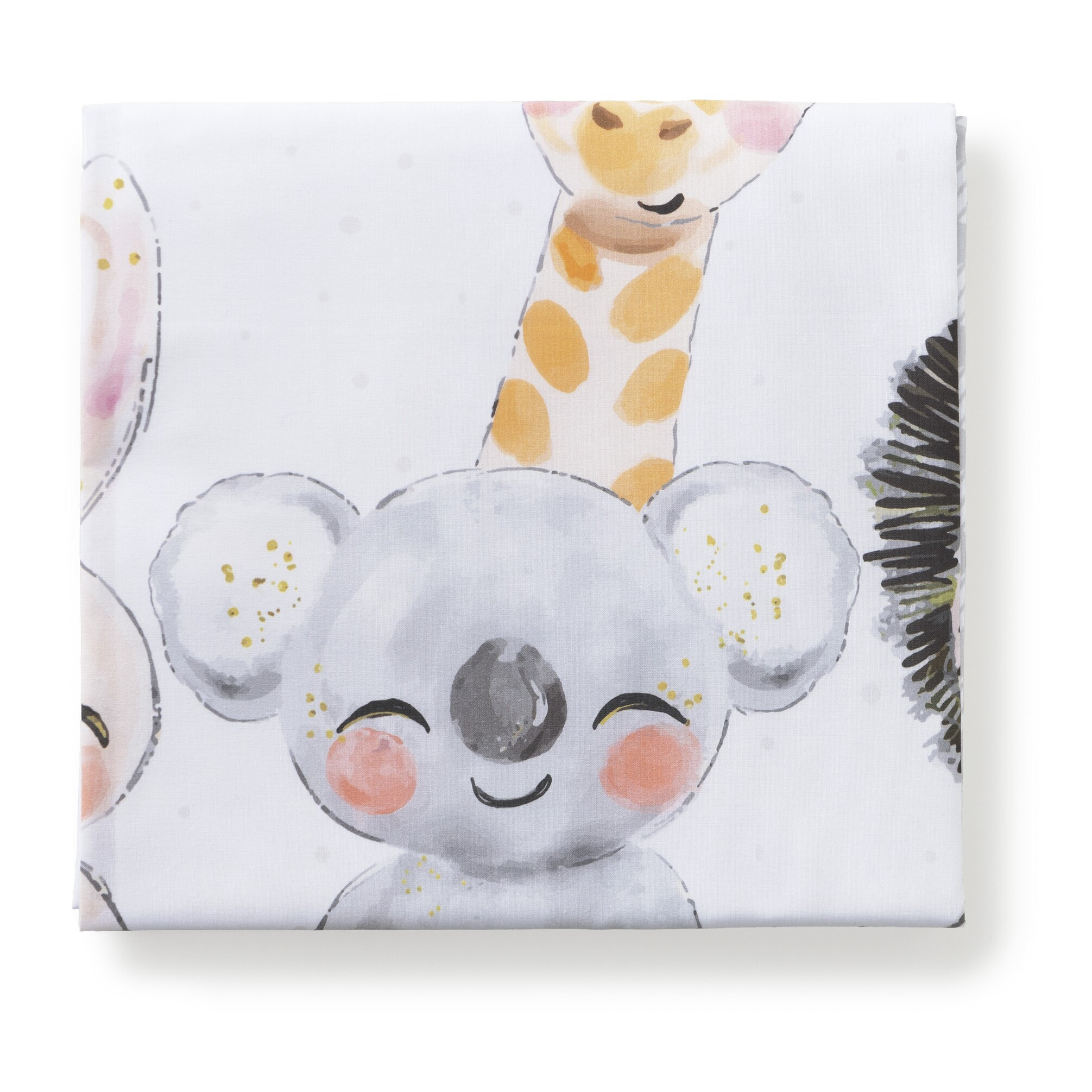 Set Textil Baúl y Funda Nórdica Acuarela Animales