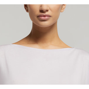 Maglia scollo barchetta in viscosa sostenibile vestibilità over