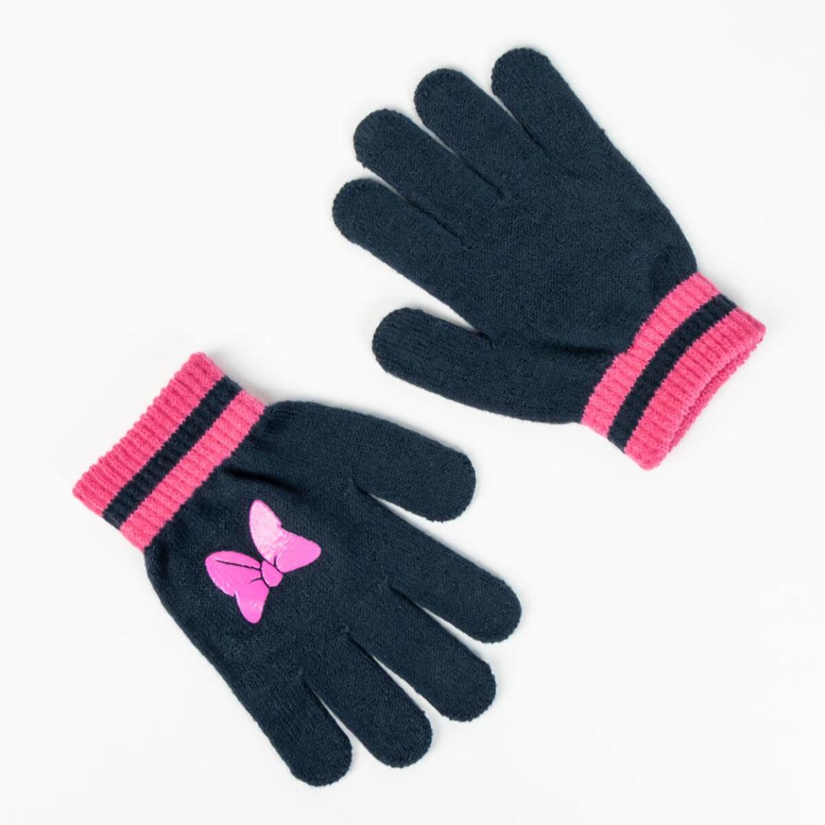 Set gorro y guantes infantil unisex "Minnie"