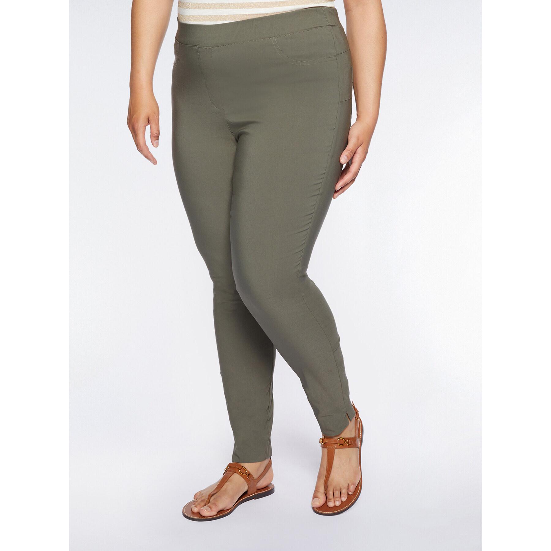 Fiorella Rubino - Jeggings con vita elasticizzata - Verde