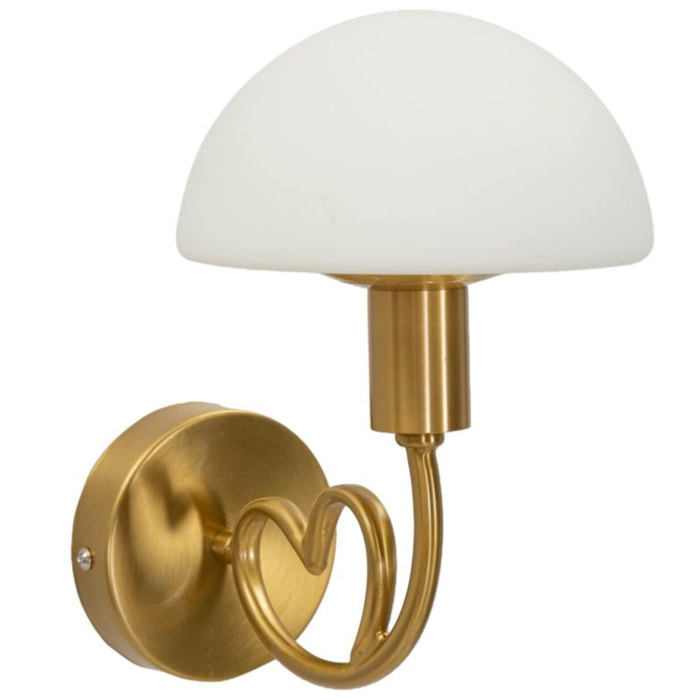 LAMPADA DA MURO LOVY GOLD CM 23X15X22