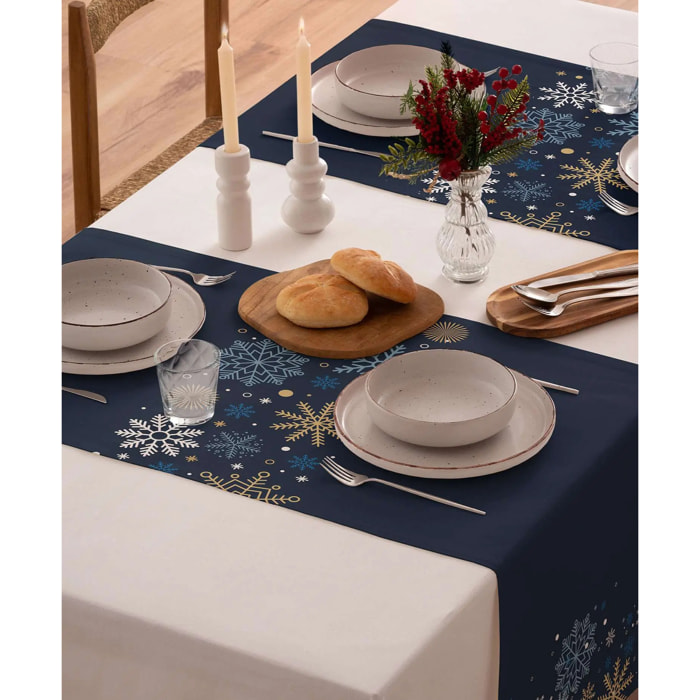 Camino de mesa NATALIE AZUL