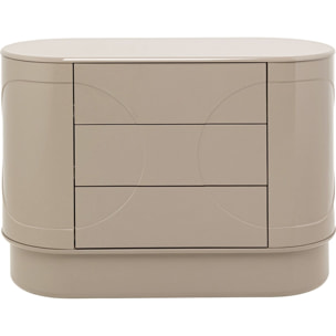 Commode Groove taupe Kare Design