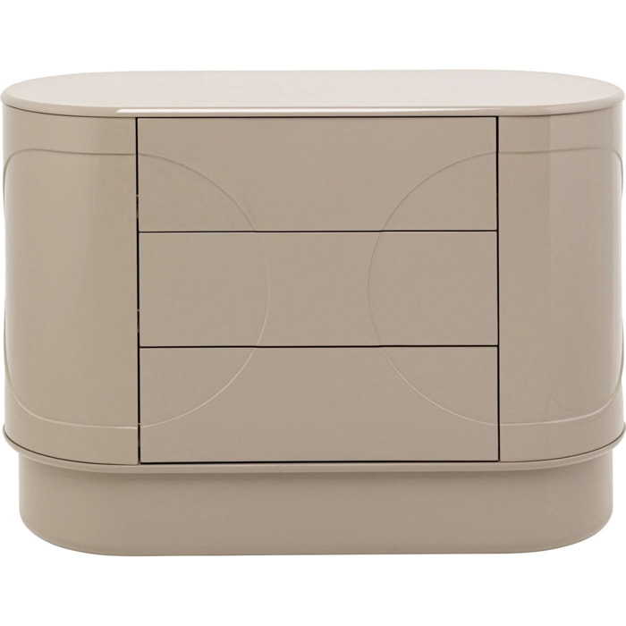 Commode Groove taupe Kare Design