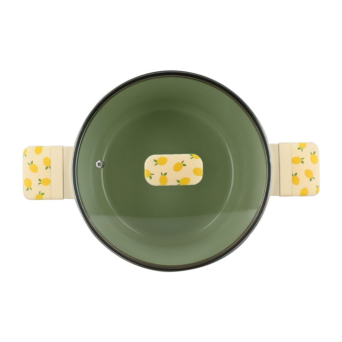Faitout 24cm en aluminium citron - tous feux CITRON