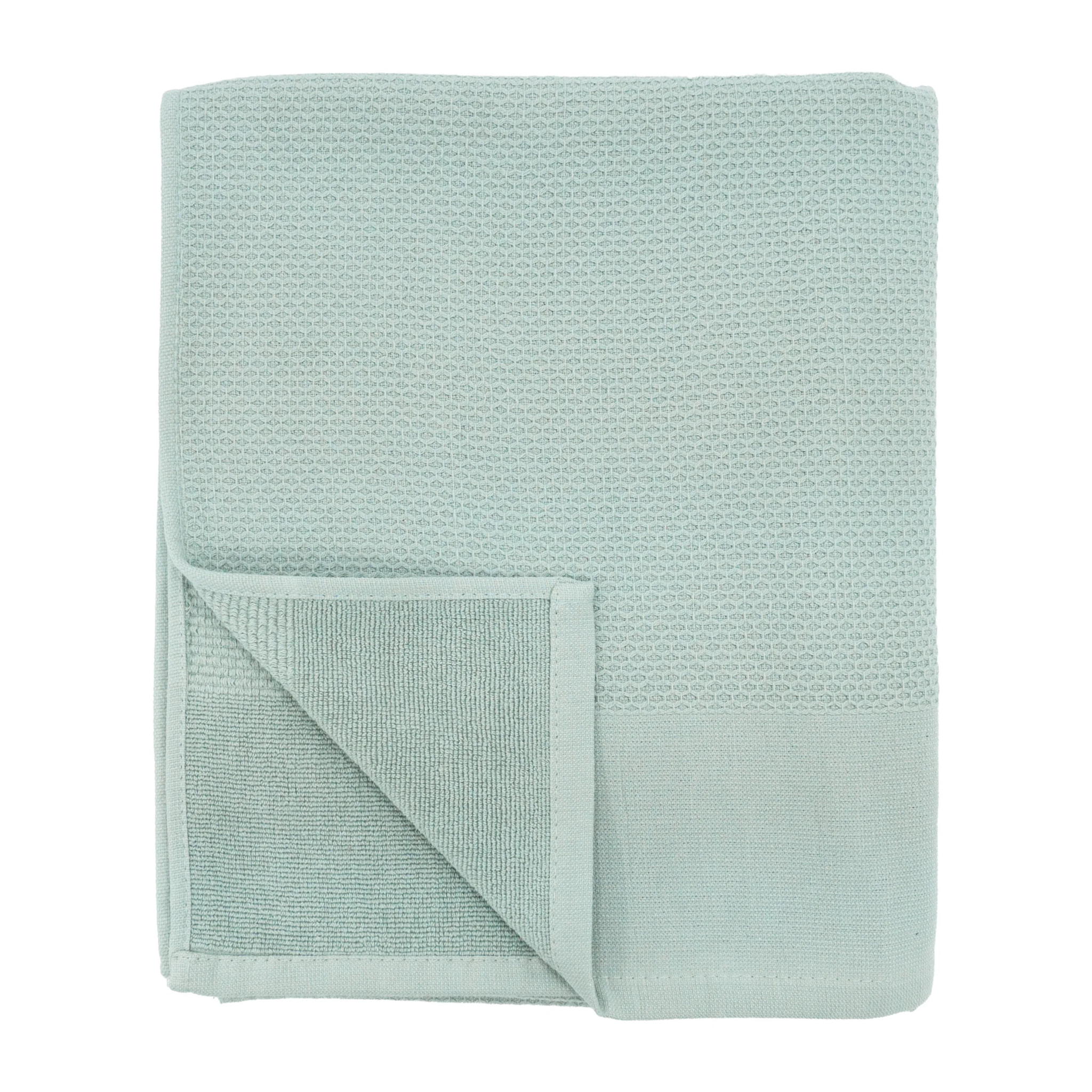 Drap de bain - Waffle Sauge - 90x150cm - 355g/m²