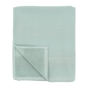 Drap de bain - Waffle Sauge - 90x150cm - 355g/m²