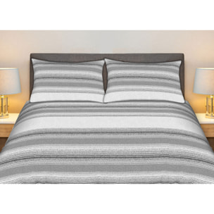 Completo Lenzuola 100% Cotone Effetto Seta Creo Grigio CN