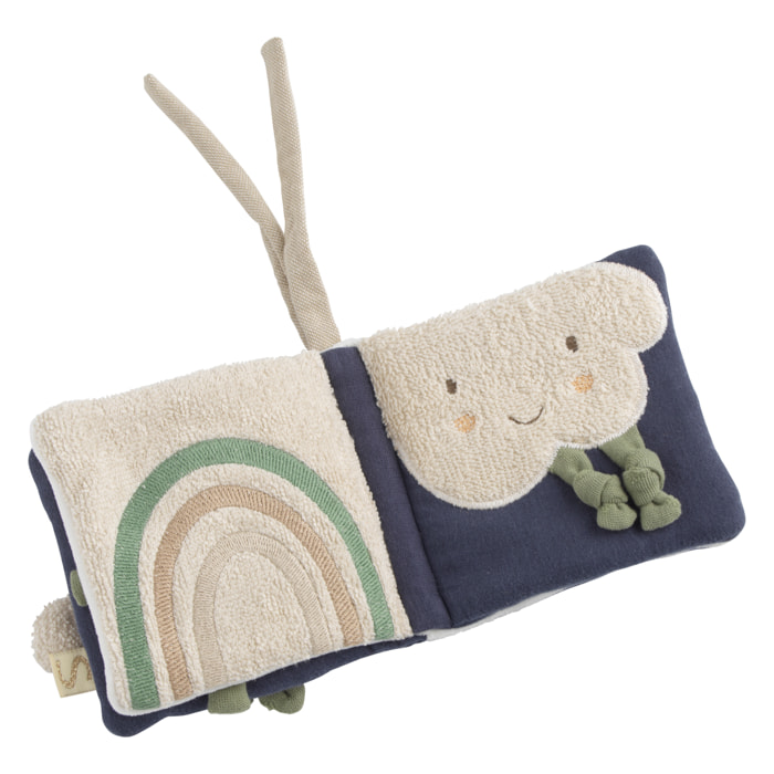 Livre d'éveil bébé en coton bio