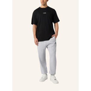 PLEIN SPORT Slub Cotton T-Shirt Scratch