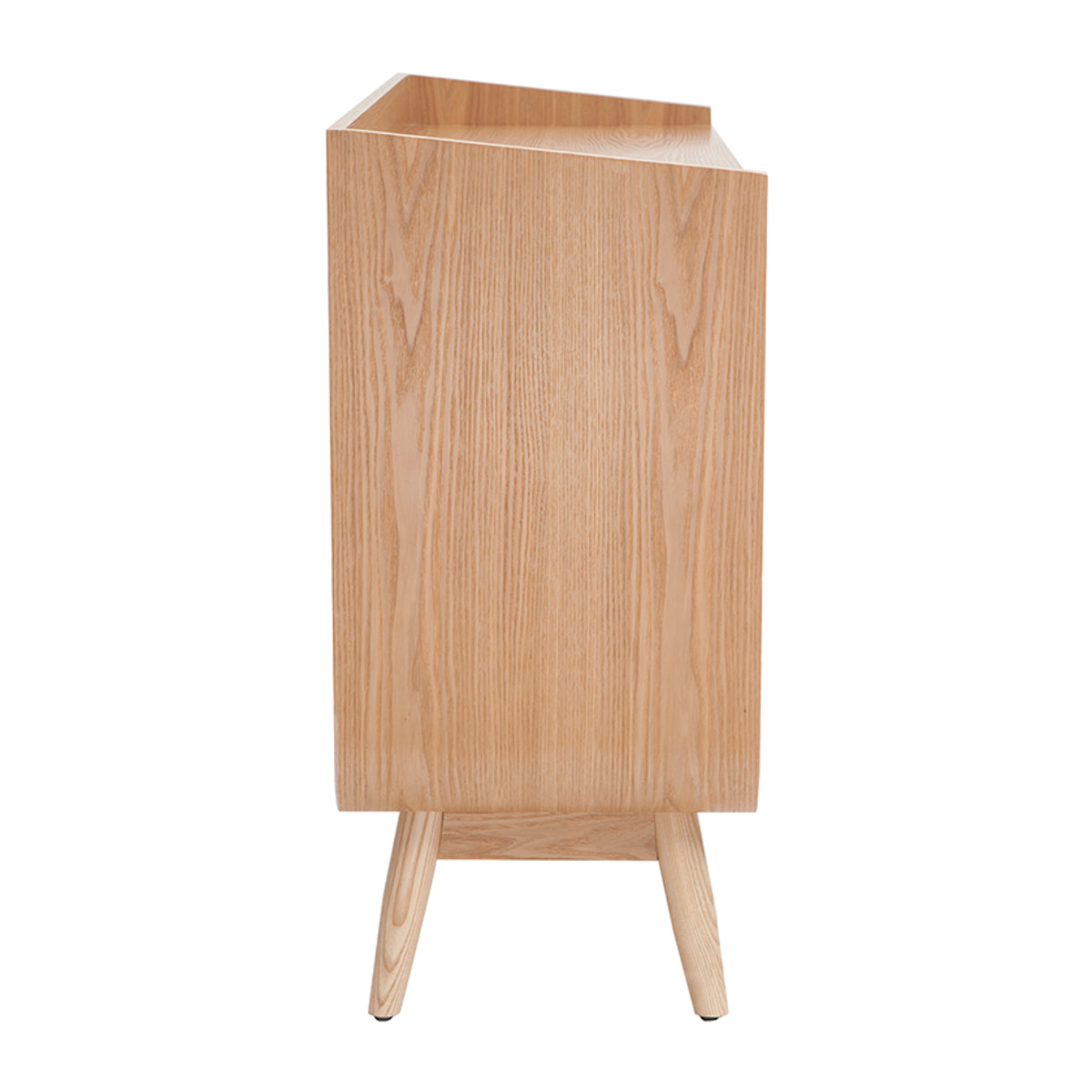 Buffet scandinave en bois clair 2 portes L122 cm HALLEN