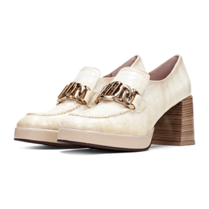 Mocasin Tokio Coco beig 7 cm