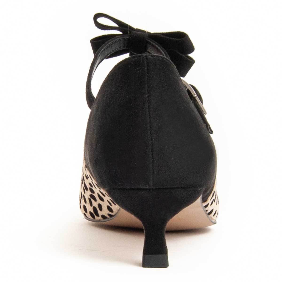 Zapato De Tacón - Beige - Altura: 3 Cm