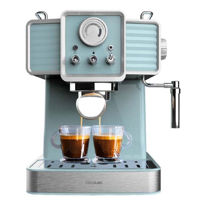 Cecotec Express Power Espresso 20 Tradizionale Light Blue. 1350 W, Espresso.