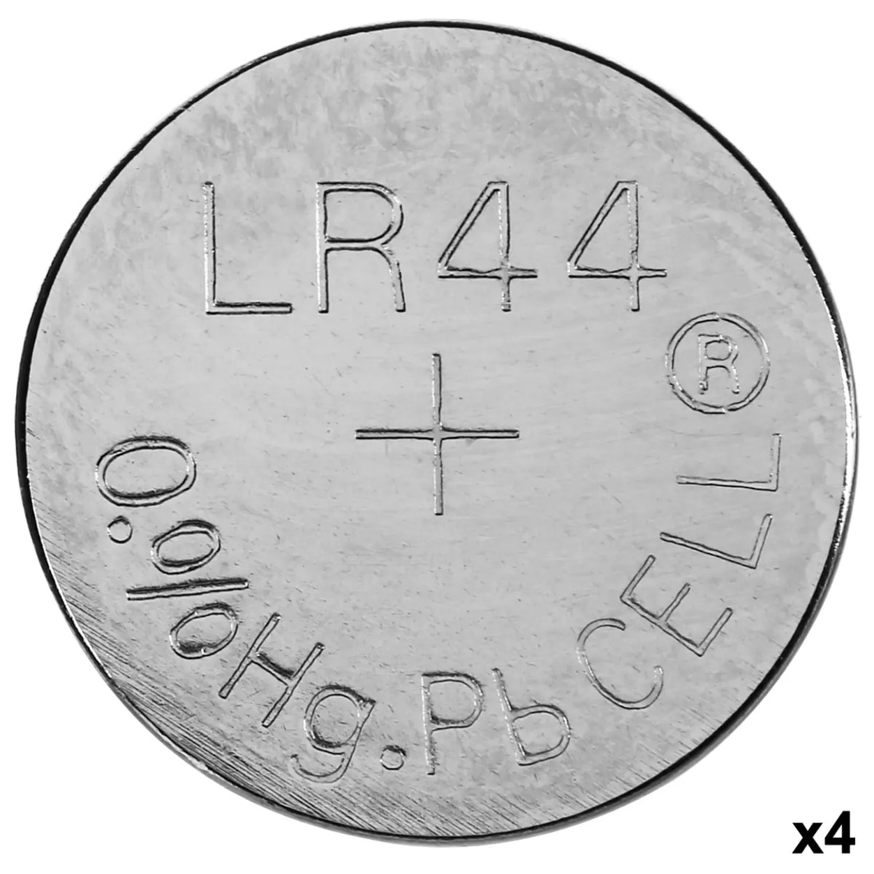 Lot de 4 piles alcaline R44 avec