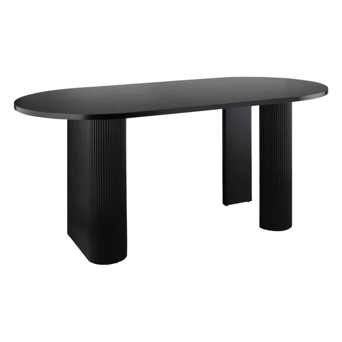 Table basse "Olova" noir 120x60x45cm