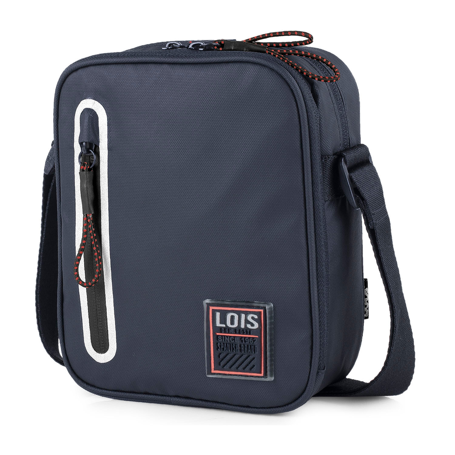 Bandolera Hombre Sintetica Lois Cooper Marino