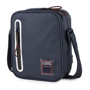 Bandolera Hombre Sintetica Lois Cooper Marino