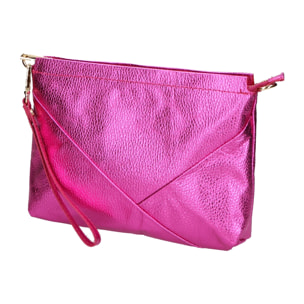 Pochette da Donna Giorgia in Vera Pelle Made in Italy 19x27x2 cm