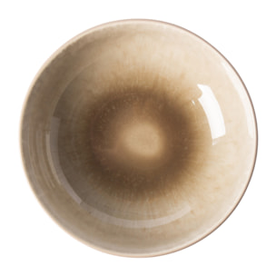 Lot de 6 bols taupe - "Iris"