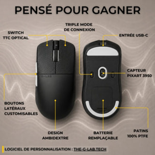Souris Gamer Sans Fil THE G-LAB KULT ELITE M150