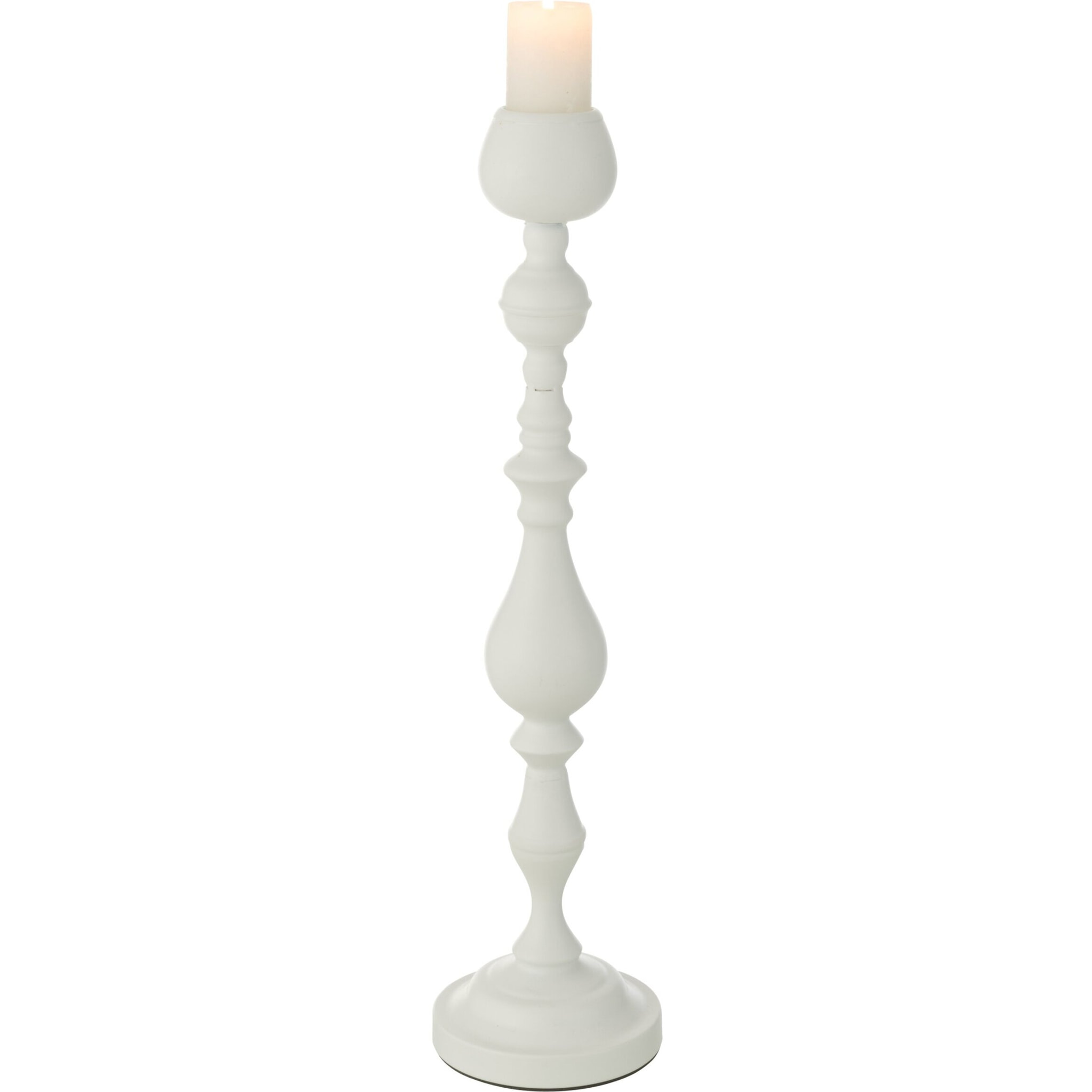 J-Line Photophore Monarchy Metal Blanc Large