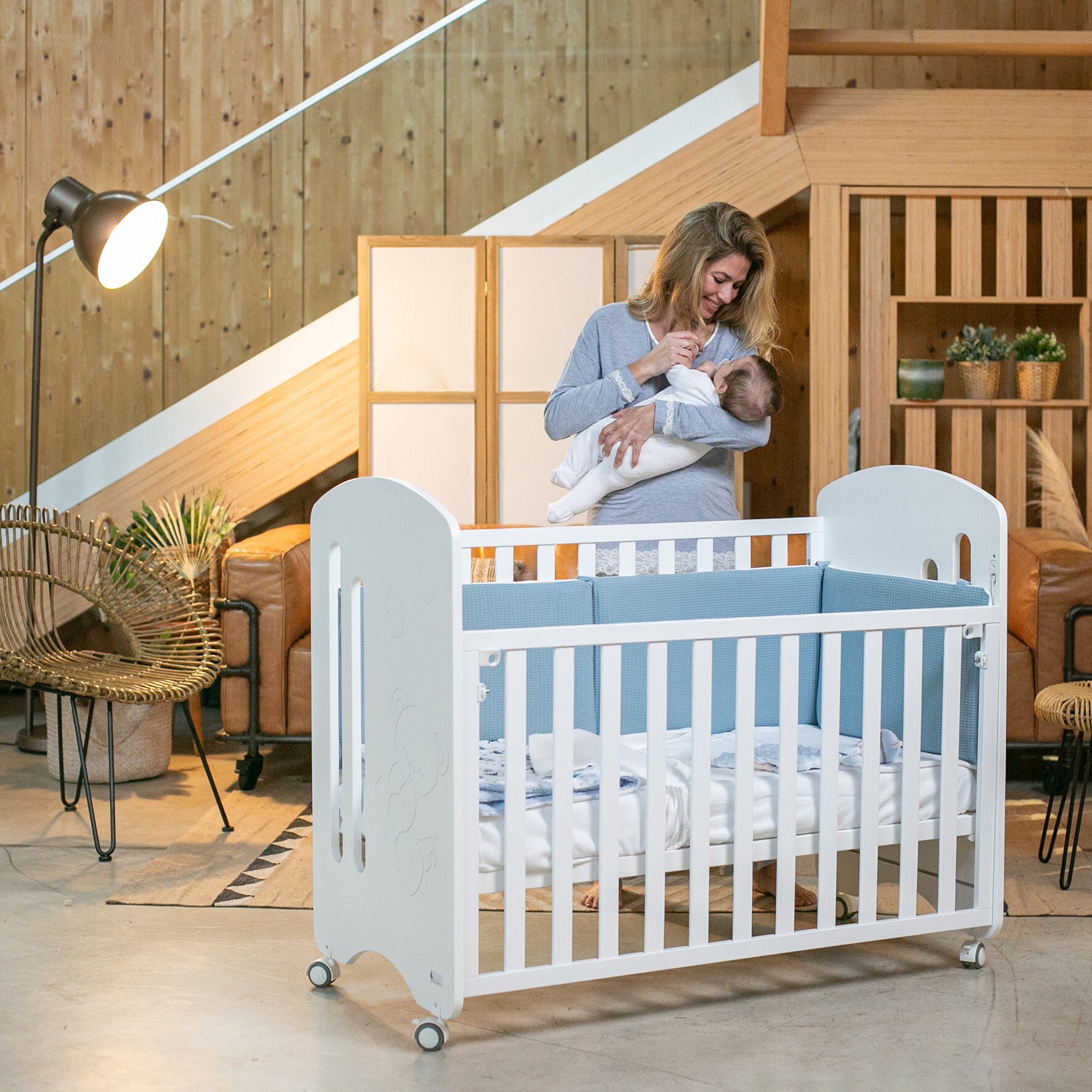 Cuna Lovely Premium Blanca