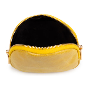 Baratili portafoglio donna. Pelle scamosciata autentica finitura lavata a pietra.