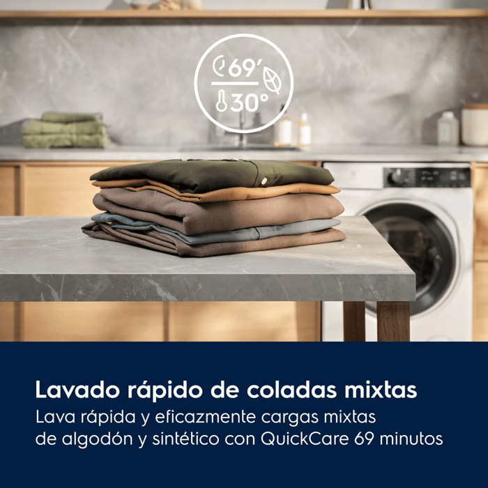 Electrolux Lavadora de libre instalación Serie 700 SteamCare de 9.0 kg EFI7394N2B