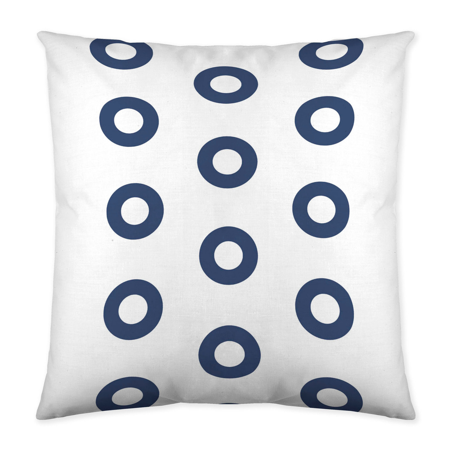 Pop Corn - Funda de Cojín Estampado - Con Cremallera - Sin relleno - 100% Algodón - Beca Blue