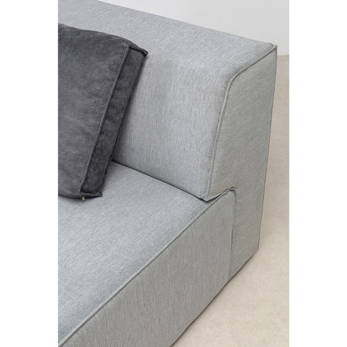 Méridienne canapé Infinity gris Kare Design