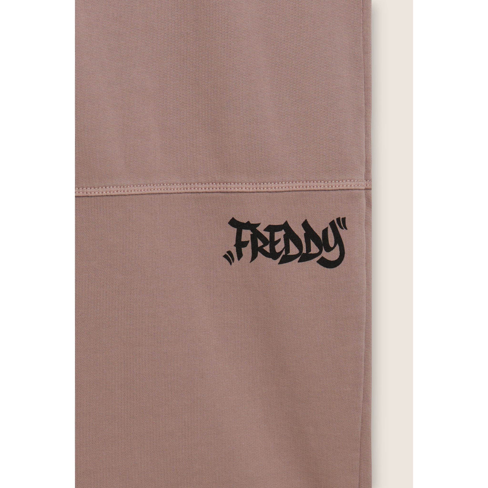 Pantaloni cargo wide leg in felpa con tasconi