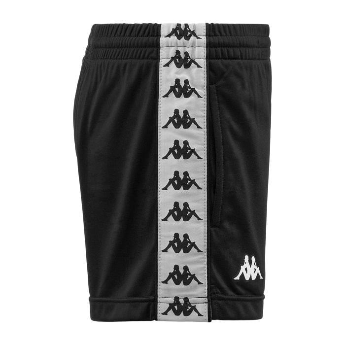 Kappa - Pantaloni Corti Bambina Nero - 222 Banda Ladytread