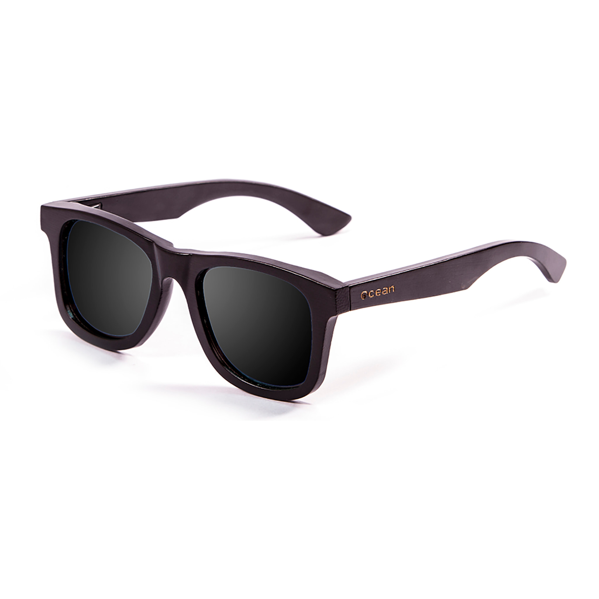 Gafas de sol OCEAN KENEDY - Bambú negro / Polarizada ahumada