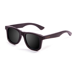 Gafas de sol OCEAN KENEDY - Bambú negro / Polarizada ahumada