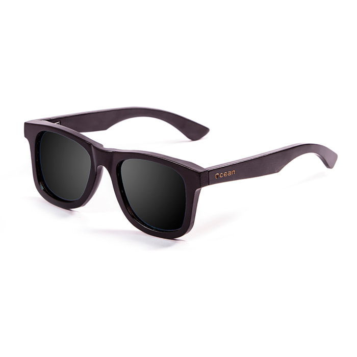 Gafas de sol OCEAN KENEDY - Bambú negro / Polarizada ahumada
