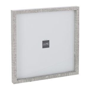 J-Line cadre photo Rectangle - bois - gris clair - 25 x 25 cm