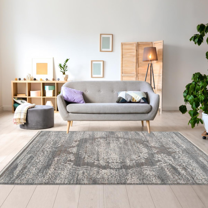 Tapis salon et chambre tissé motif oriental TUKI